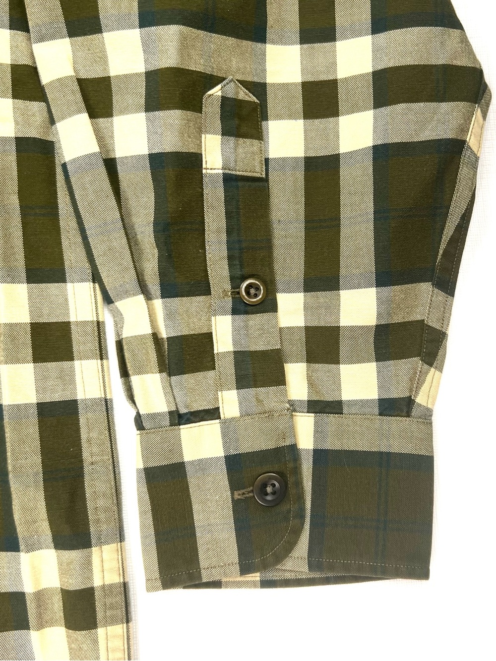 CC Filson Mens Long Sleeve Button Up Shirt Check Brown White Size XL Cotton - Picture 8 of 12